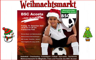 BSC Acosta-Weihnachtsmarkt am 15.12.