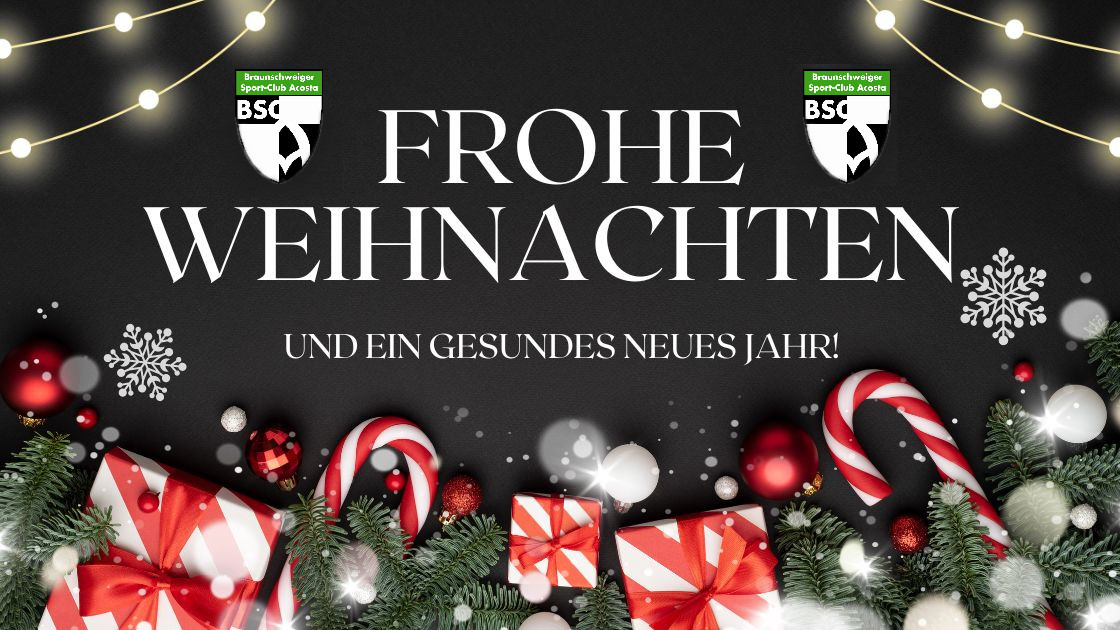 Weihnachts und Neujahrsgrüße BSC Acosta